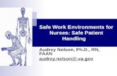 Safe Work Environments for Nurses: Safe Patient Handling