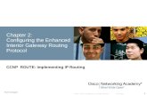 Chapter 2:  Configuring the Enhanced Interior Gateway Routing Protocol