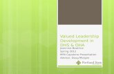 Valued Leadership Development in DHS & OHA