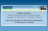 Eileen Lavery Head of Strategic Enforcement Division Equality Commission for Northern Ireland