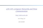 CSE 245: Computer Networks and Data Communication webct.uconn