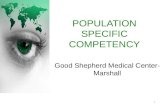 POPULATION SPECIFIC COMPETENCY