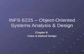 INFS 6225 – Object-Oriented Systems Analysis & Design
