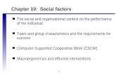 Chapter 19:  Social factors