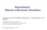 Aprotinin  Observational Studies