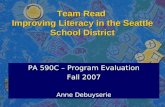 Team Read  Improving Literacy in the Seattle School District