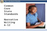 Common  Core  State  Standards Narrative Writing   6-12