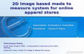 2D Image based made to measure system for online apparel stores