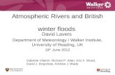 Atmospheric Rivers and British winter floods