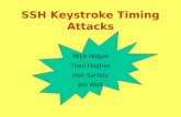 SSH Keystroke Timing Attacks