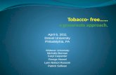 Tobacco- free…… a grassroots approach.