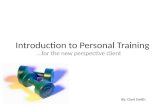 Introduction to Personal Training