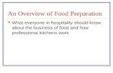 An Overview of Food Preparation