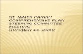 St. James Parish Comprehensive Plan Steering Committee Meeting  October 11, 2010