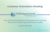 Customer Orientation Meeting