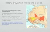 History of Western Africa and Guinea