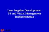 Lear Supplier Development  5S and Visual Management Implementation