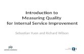 Introduction to  Measuring Quality  for Internal Service Improvement
