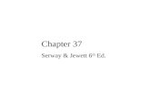 Chapter 37 Serway & Jewett 6 th  Ed.