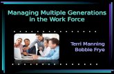 Managing Multiple Generations in the Work Force