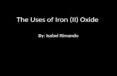 The Uses of Iron  (II)  Oxide