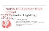North Hills Junior High School Schematic Lighting Design