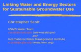 Linking Water and Energy Sectors for Sustainable Groundwater Use