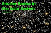 Smaller Bodies in the Solar System