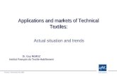 Applications and markets of Technical Textiles: