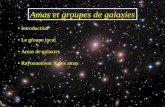 Amas et groupes de galaxies