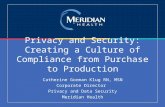 Privacy and Security: Creating a Culture of Compliance from Purchase to Production