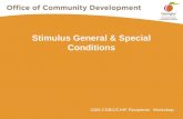 Stimulus General & Special Conditions