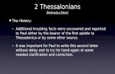 2 Thessalonians (Introduction)