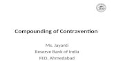 Compounding of Contravention