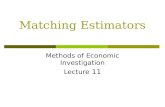 Matching Estimators