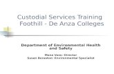 Custodial Services Training   Foothill - De Anza Colleges