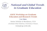 National and Global Trends in Graduate Education