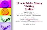 How to Make Money Writing  Online