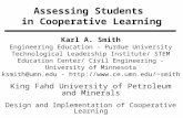 Assessing Students  in Cooperative Learning