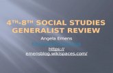 4 th -8 th  Social Studies Generalist Review