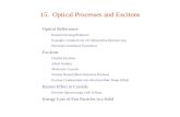 15.  Optical Processes and Excitons