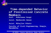 Time-depended Behavior of Prestressed Concrete Members