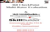 360 CheckPoint   Multi-Rater Evaluation  & 360 SkillBuilder