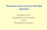 Prevention and control of microbial infections