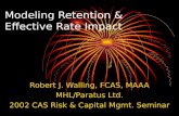 Modeling Retention & Effective Rate Impact