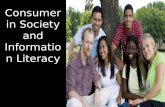 Consumer  in Society and Information Literacy