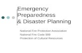 Emergency Preparedness & Disaster Planning