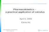 Pharmacokinetics –  a practical application of calculus