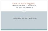 How to teach English: