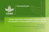 African Agriculture Technology Platform (AATP): Presentation to Horizon2020 Preparation Meeting